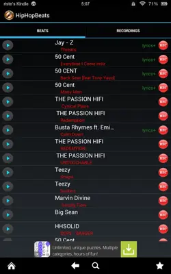 HipHopBeats android App screenshot 1