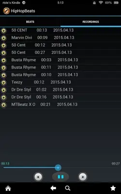 HipHopBeats android App screenshot 2