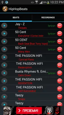 HipHopBeats android App screenshot 7